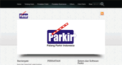 Desktop Screenshot of palang-parkir.com