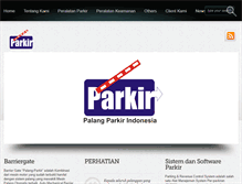Tablet Screenshot of palang-parkir.com